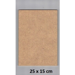 MDF 6mm / Płyta 25x15cm / Podkładka 25x15cm deseczka 25x15cm / CENA 1szt /  0250 / formatka